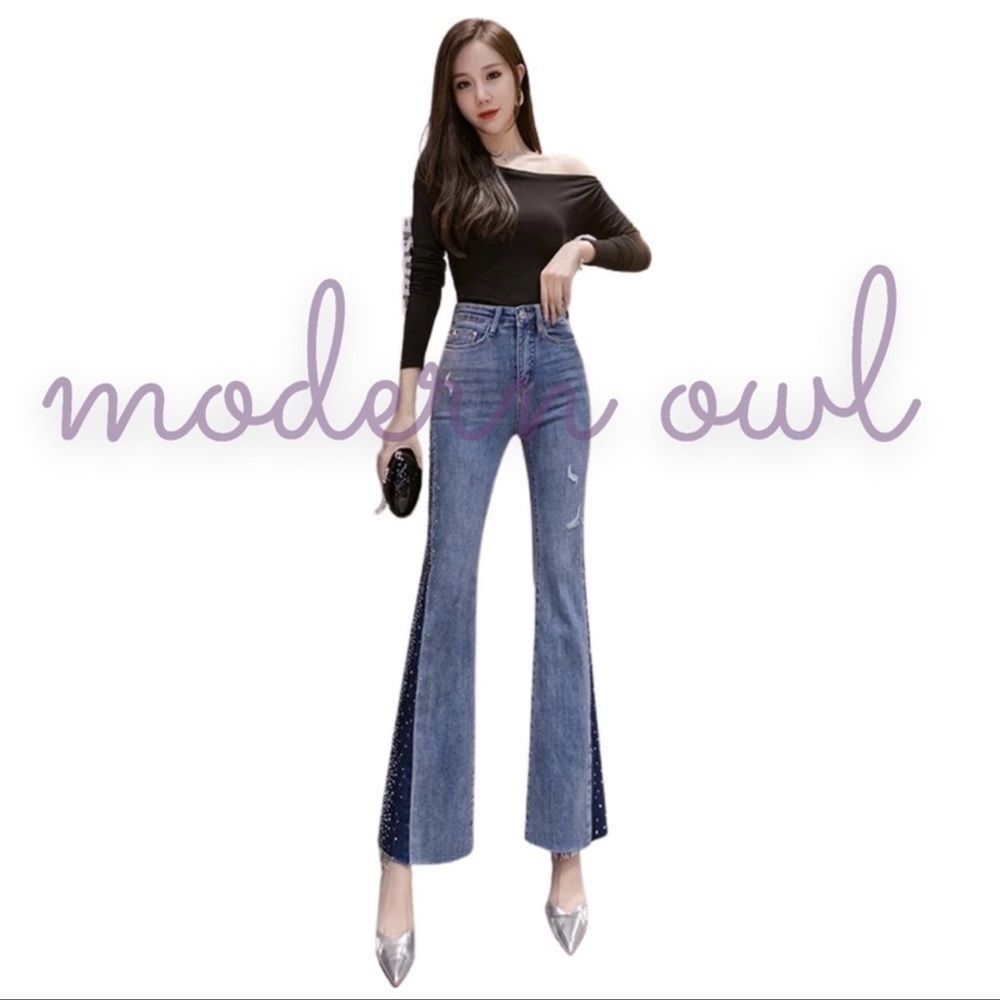 Premium Quality DENIM with side Decor